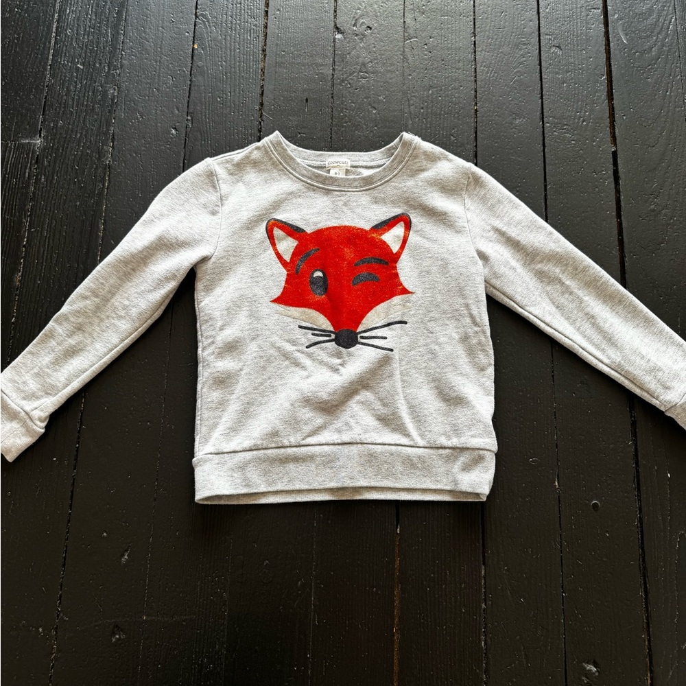 Crewcuts Glitter Fox Sweatshirt